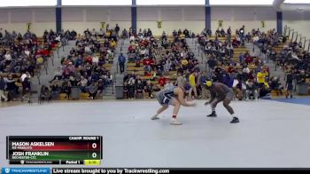 197 lbs Champ. Round 1 - Josh Franklin, Rochester-CTC vs Mason Askelsen, MS-Mankato