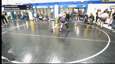 130 lbs Rr Rnd 3 - Lucas Gonzalez, Team Tulsa Wrestling Club vs Bradley Richards, Berryhill Wrestling Club