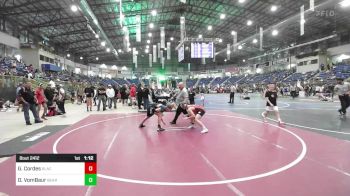 109 lbs Round Of 16 - Gatlin Cordes, Black Hills Academy vs Drake VomBaur, Bear Cave WC