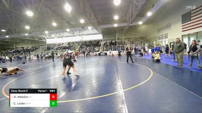 220 lbs Cons. Round 2 - Conner Loden, Riverton Wolf Pack Wrestling vs Keisel Hebdon, Wyoming Underground