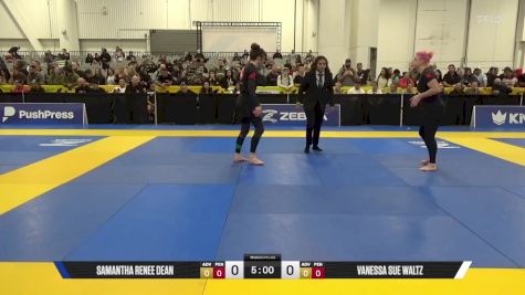 Vanessa Sue Waltz vs Samantha Renee Dean 2025 World IBJJF Jiu-Jitsu No-Gi Championship