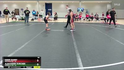 84 lbs Round 4 (6 Team) - Hawk Barry, Wolfpack WC vs Alexander Zurcher, Guerrilla WA