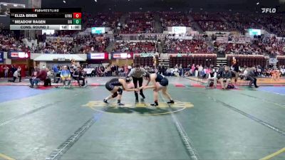 G - 155 lbs Cons. Round 3 - Meadow Ragen, St. Ignatius Girls vs Eliza Brien, Great Falls / Msdb Girls