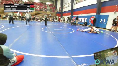 76 lbs Rr Rnd 3 - Damen Macias, Berryhill Wrestling Club vs Hudson Hood, Collinsville Cardinal Youth Wrestling