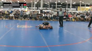 108 lbs Semifinal - Benjamin Schoeneberger, Grit Mat Club Blue - HSC vs Ryan Blewett, Triumph - HSC
