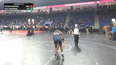 157 lbs Round Of 64 - Eliezer Martinez, Hampden Charter High vs Ajay Rodriguez, Putnam