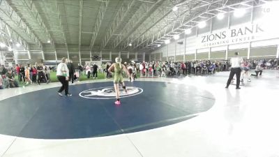 110 lbs Semifinal - Kyndal Halgren, Iron County Wrestling Academy vs Camree Wise, Shootbox Wrestling Club