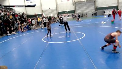 80 lbs Champ. Round 1 - Kierre Peak, Ready RP Nationals vs Jaykob Boozell, Team Garcia