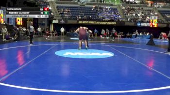 285 lbs Cons. Round 2 - Andrew Vanscoy, Baldwin Wallace vs Owen Reber, Alvernia
