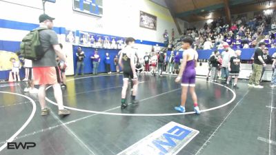 96 lbs Rr Rnd 3 - Avion Jackson, Bristow Elementary Wrestling Club vs Collin Russow, Beggs Youth Wrestling Program