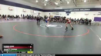 113 lbs Round 2 Champ & Wb (32 Team) - Kaiden Rose, Sandpoint vs Emmett Cooper, Newberg 2