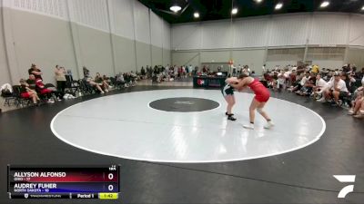 185 lbs Round 5 (6 Team) - Allyson Alfonso, Ohio vs Audrey Fuher, North Dakota