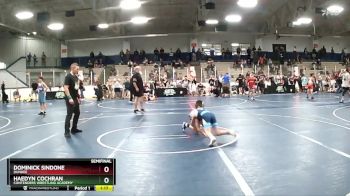 80 lbs Semifinal - Haedyn Cochran, Contenders Wrestling Academy vs Dominick Sindone, Dundee