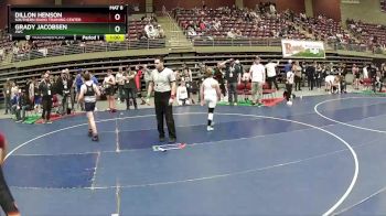 160 lbs Semifinal - Grady Jacobsen, JWC vs Dillon Henson, Southern Idaho Training Center
