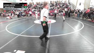 132 lbs Final - Autumn LaMothe, Whittier vs Melanie Miles, Putnam