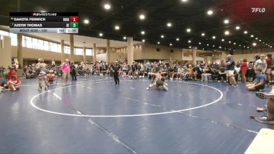 126 lbs Champ. Round 2 - Justin Thomas, Alpha Elite vs Dakota Fenwick, Van Buren High School
