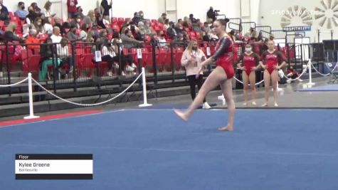 Kylee Greene - Floor, Bartlesville - 2021 Region 3 Women's Championships