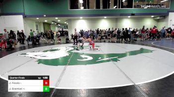 90 lbs Quarterfinal - Jeremiah Hayes, IL vs Jax Brentzel, PA