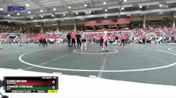 95 lbs Champ. Round 2 - Connor Stricklin, WTC vs Casen Becker, Black Fox