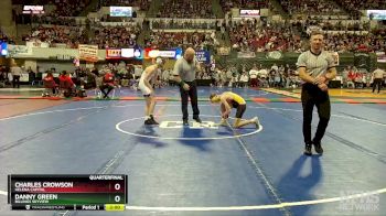 AA - 103 lbs Quarterfinal - Charles Crowson, Helena Capital vs Danny Green, Billings Skyview