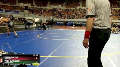 D2-157 lbs Semifinal - Pablo Macias, Ironwood vs Trey Clarkson, Campo Verde