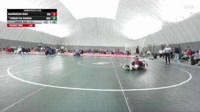 141 lbs Cons. Round 4 - Prestyn Parks, Ohio vs Harrison May, Unattached