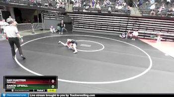 135 lbs Cons. Round 2 - Daron Upwall, Riverton vs Sam Makitrin, Viewmont