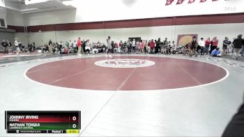 132 lbs Champ. Round 2 - Johnny Irving, Fishers vs Nathan Toxqui, Lawrence Central