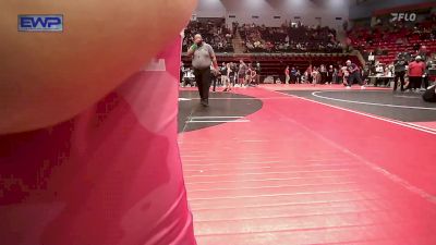 49 lbs Consi Of 4 - Stella Spencer, Collinsville Cardinal Youth Wrestling vs Gracelyn Alber, Barnsdall Youth Wrestling