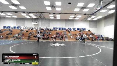 149 lbs Cons. Round 2 - Neil Jefferson, College Of Redwoods vs Joseph Insalaco, Sierra College