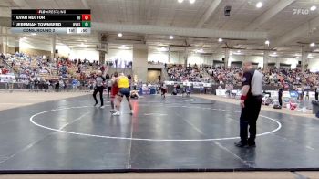 AA 285 lbs Cons. Round 2 - Jeremiah Townsend, Walker Valley High School vs Evan Rector, Rossview High School