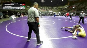 108 lbs Semifinal - Anthony Garza, Clovis vs Tyler Sweet, Clovis North