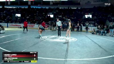 Girls 130 lbs Cons. Round 2 - Honey Lopez, Davis (Girls) vs Mia Moynihan, Skyline (Girls)