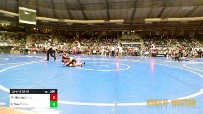 58 lbs Consi Of 32 #2 - Mason Holland, Stl Warriors vs Abel Smith, Terminator Wrestling Academy