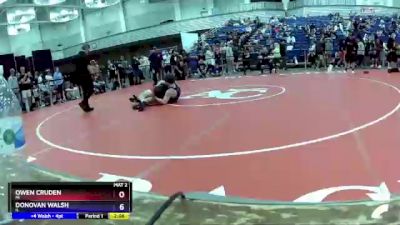 152 lbs Cons. Round 2 - Owen Cruden, MI vs Donovan Walsh, IL