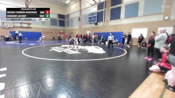 105lbs Cons. Round 4 - Bridger Jacoby, Mount Baker (Girls) vs Gelena Cabrera-Zaragoza, Sunnyside (Girls)