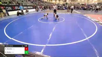 46 lbs Consolation - Abel Acosta, Oakdale vs Ryker Wylie, Sanderson Wrestling Academy