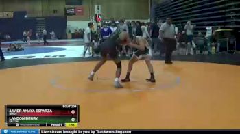 132 lbs Champ. Round 2 - Landon Drury, Falcon vs Javier Amaya Esparza, Niwot