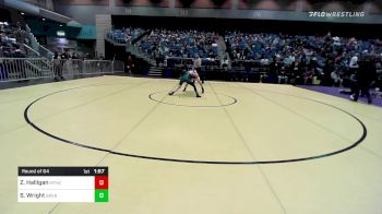 106 lbs Round Of 64 - Zachary Halligan, Mountain Crest vs Spencer Wright, Green River