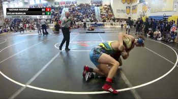 126 lbs Champ. Round 2 - Dylan Marklin, Land O Lakes vs Nathan Harvey, Middleburg