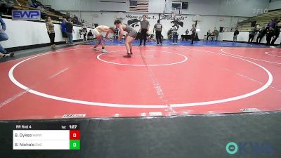 155 lbs Rr Rnd 4 - Braxton Dykes, Warrior Wrestling vs Bryden Nichols, Salina Wrestling Club