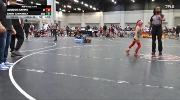 45 lbs Round 2 (10 Team) - Emmy Lashaway, NC Girls Wrestling Club vs Addison Jenkins, Missouri Outlaws