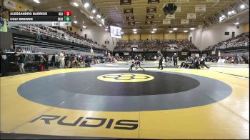 106 lbs Consi Of 16 #1 - Alessandro Barrios, Mount Saint Joseph vs Colt Brewer, Benedictine College Prep