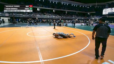 5A 150 lbs Cons. Round 3 - Nicholas Torres, Mission Sharyland vs Aidan Swinkle, Frisco Panther Creek