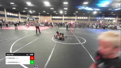 86 lbs Quarterfinal - Carter Mochel, Duran Elite vs Isaac Castellanos, Atc