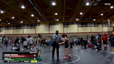 110 lbs 1st Place Match - Max Lu, Haverford High vs Jakob Thomas, Powhatan Youth Wrestling Club