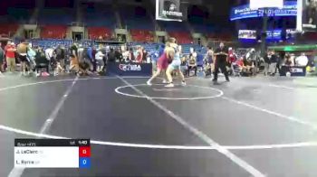 170 lbs Consi Of 16 #1 - James LeClerc, Indiana vs Liam Byrne, Oregon