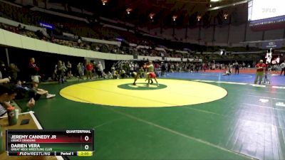 National 6-8 120 Quarterfinal - Jeremy Cannedy Jr, Legacy Dragons vs Darien Vera, Great Neck Wrestling Club