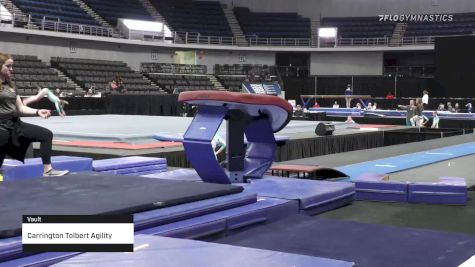 Carrington Tolbert Agility Gym - Vault - 2022 Elevate the Stage Huntsville presented by SportsMED & Crestwood