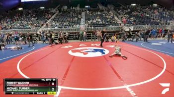 56 lbs 1st Place Match - Forest Wagner, Wyoming Underground Wrestling vs Michael Turner, Green River Grapplers Wrestling